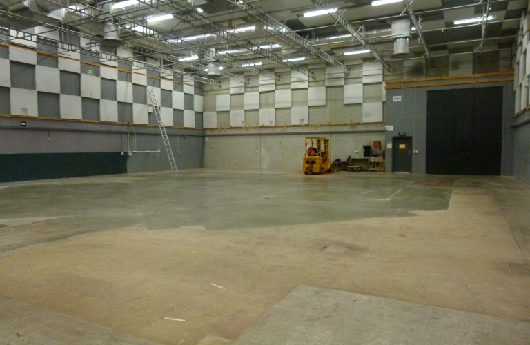 South Pacific Studios - interior shot of sound stage