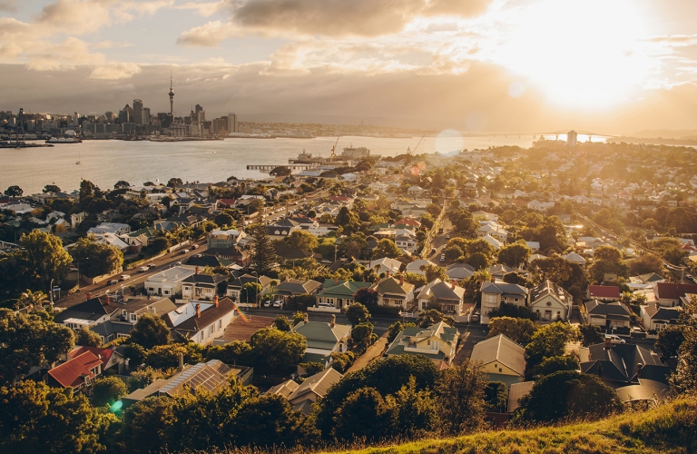 Auckland cityscape from Devonport