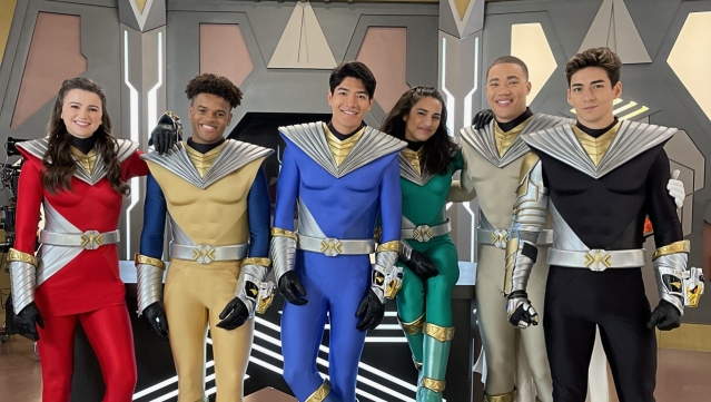 Cast of Power Rangers Cosmic Fury 