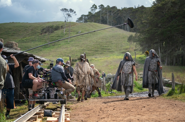 Behind the scenes filming Rings of Power in New Zealand landscape