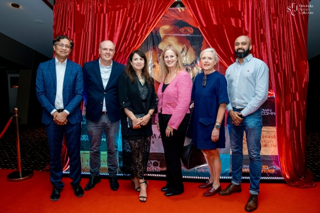 Farah Khan on red carpet at Sylvia Park movie screening